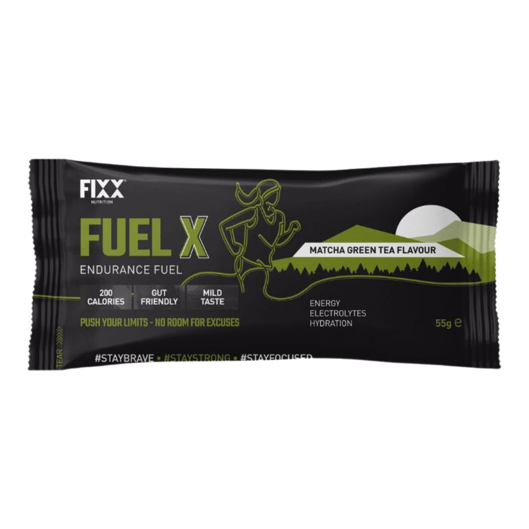 Fixx Nutrition - Fuel X Endurance Fuel Sachets - Matcha Green Tea (with caffeine)