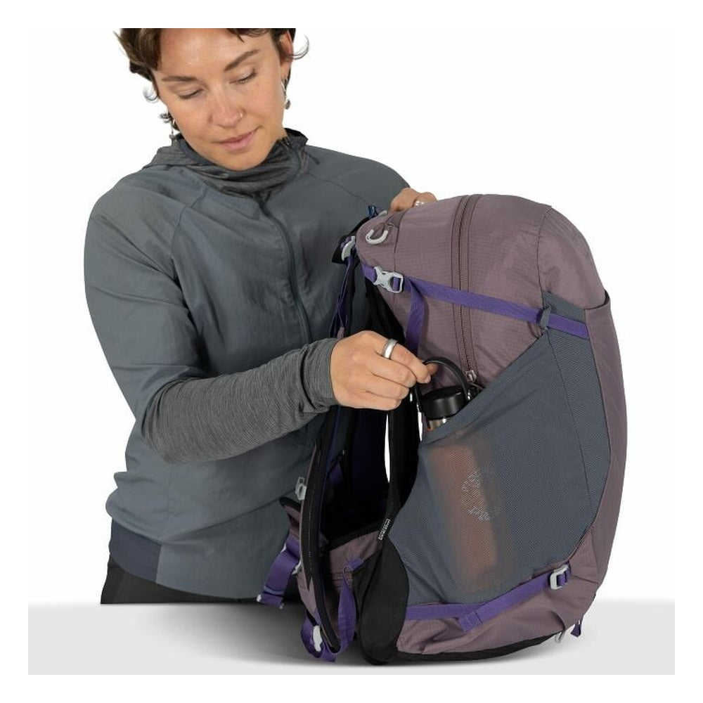Osprey Hikelite 28 Hiking Backpack - Graphite Purple