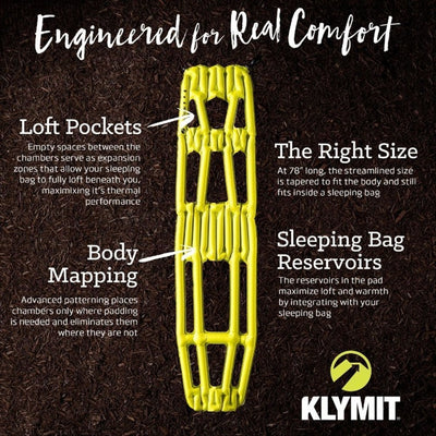Klymit Ultralight Inertia X Frame Inflatable Pad 272g
