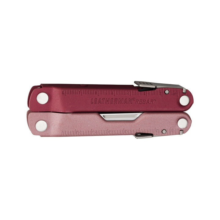 Leatherman Rebar Colours – Cranberry – closed back view