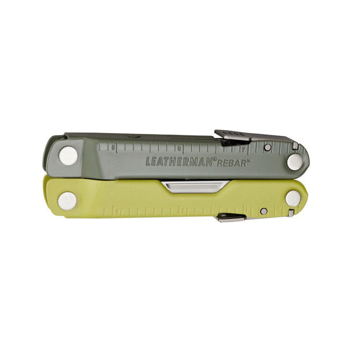 Leatherman Rebar Colours – Mossy – closed back view