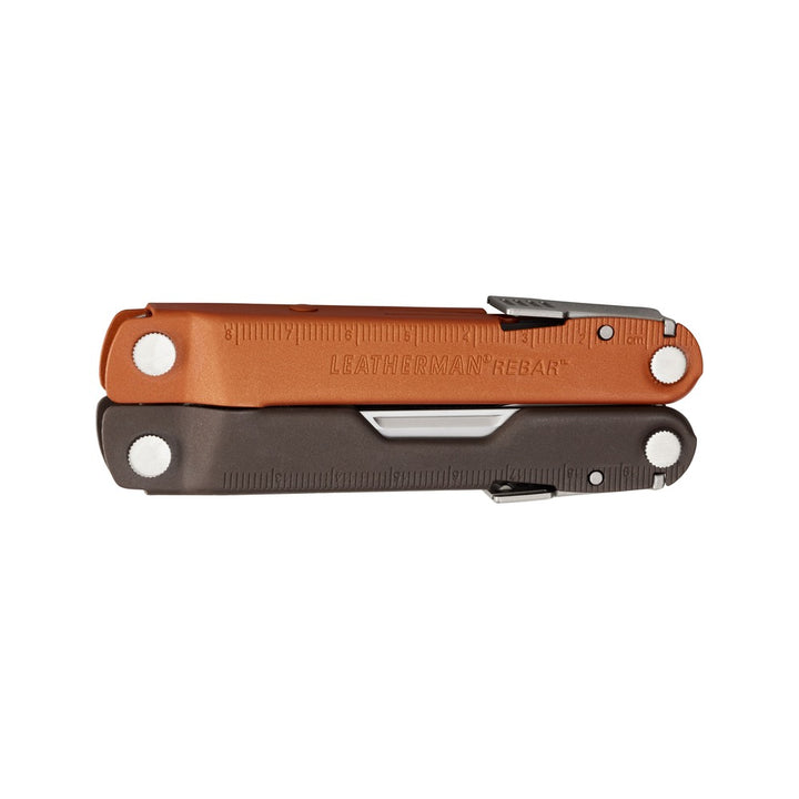 Leatherman Rebar Colours – Sienna – closed back view