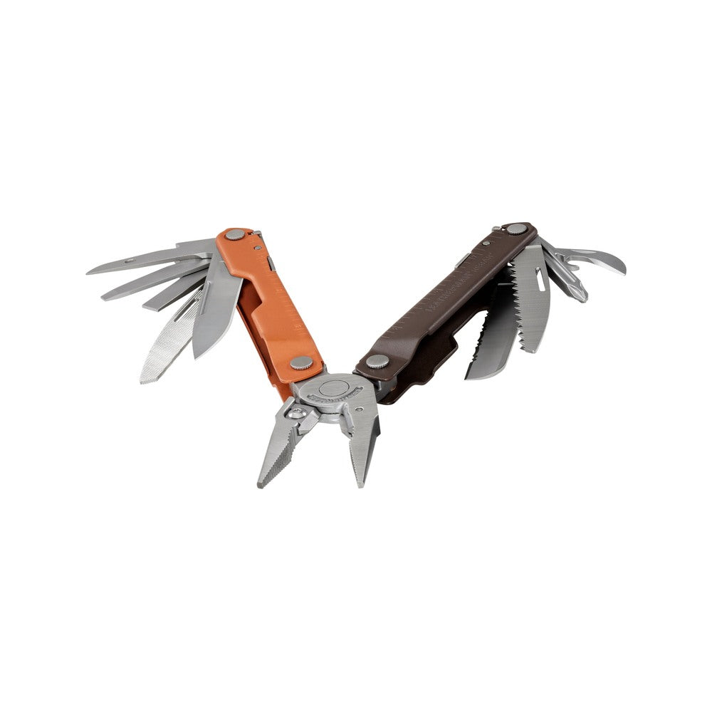 Leatherman Rebar Colours – Sienna – open tools view