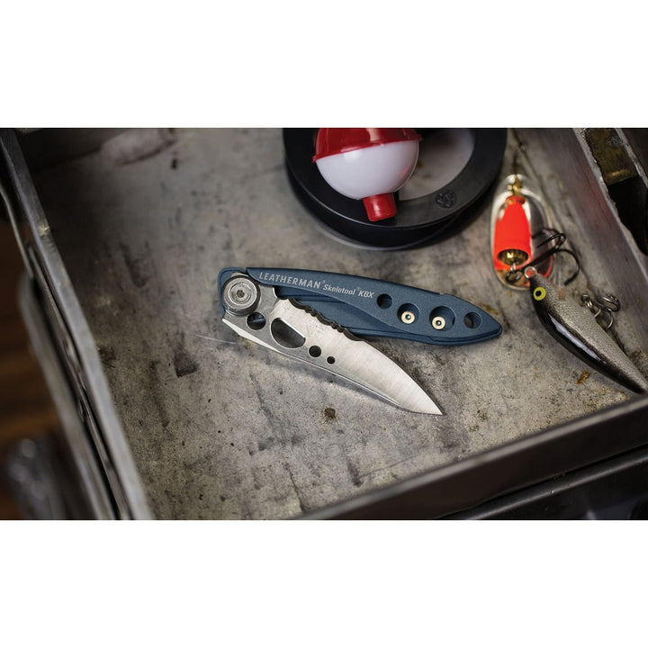 Leatherman Skeletool KBx Knife – in-use lifestyle view