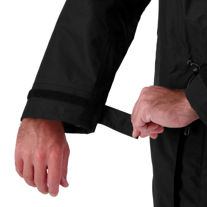 Mens Peak XV Hard Rain Jacket in Black, product photograph 11