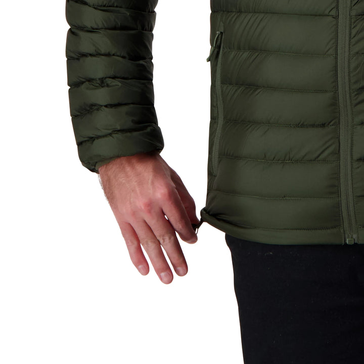 Mens Peak XV Zephyr Down Jacket in Frontier Green, product photograph 10