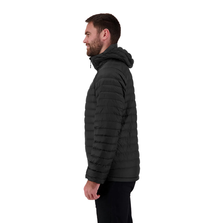 Mens Peak XV Zephyr Down Jacket in Jet Black, product photograph 2