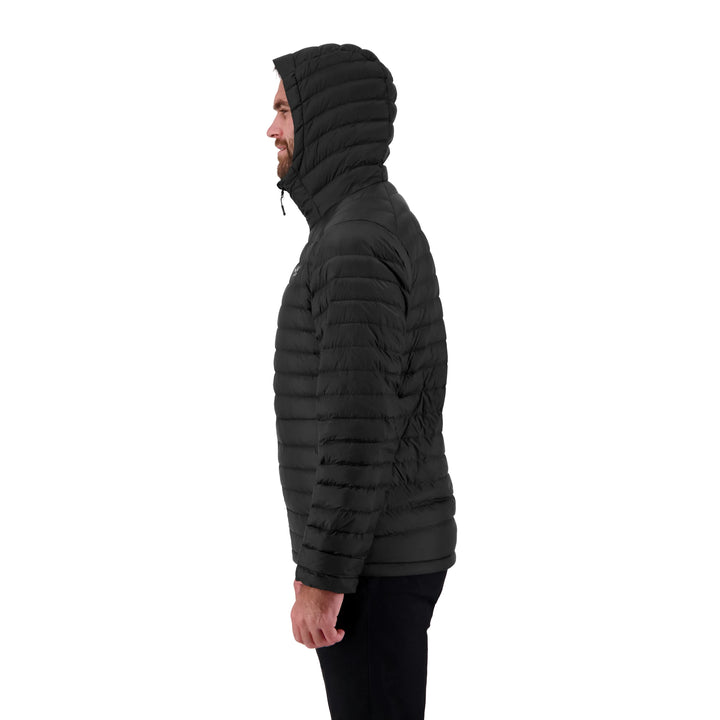 Mens Peak XV Zephyr Down Jacket in Jet Black, product photograph 5