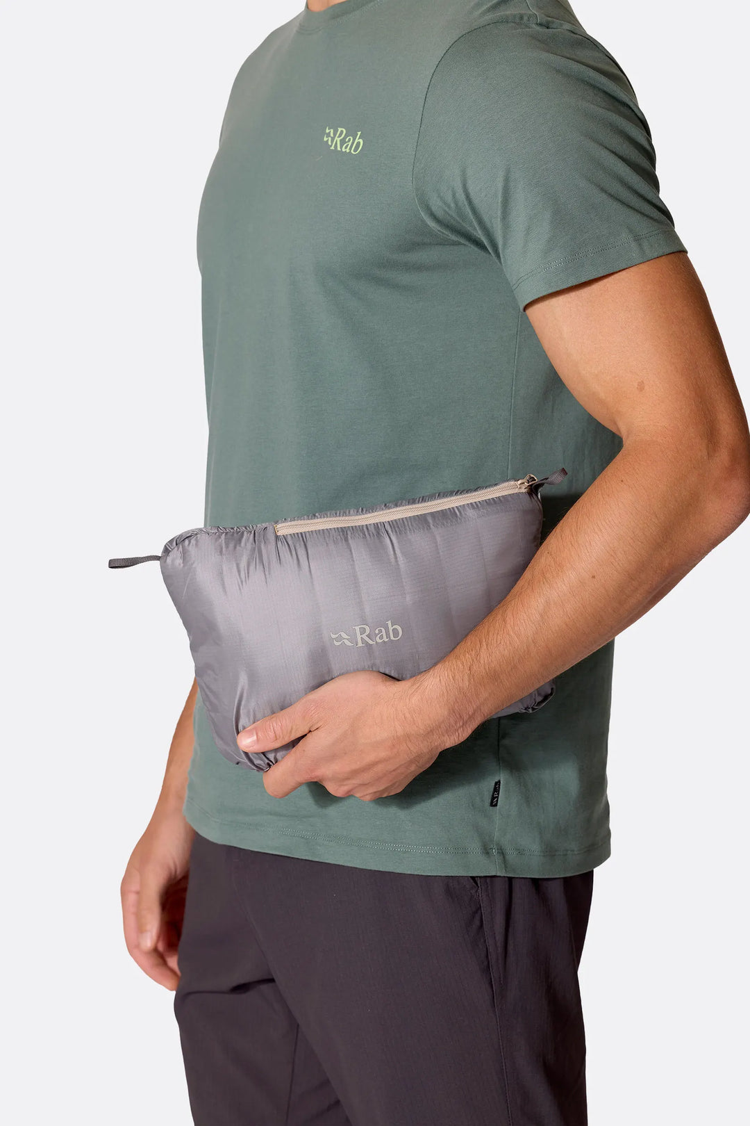 Mens Rab Microlighter Pullover Down Jacket