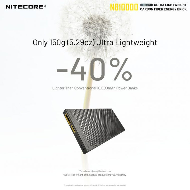 Nitecore NB10000 Gen 2 Powerbank