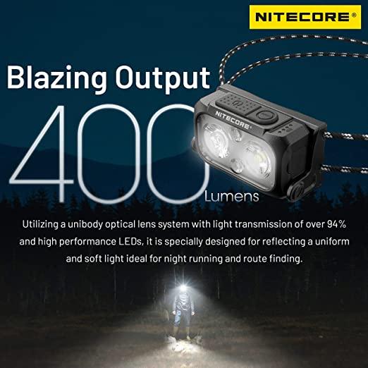 NITECORE NU25 UL 400 Lumens Rechargeable Ultralight Headlamp