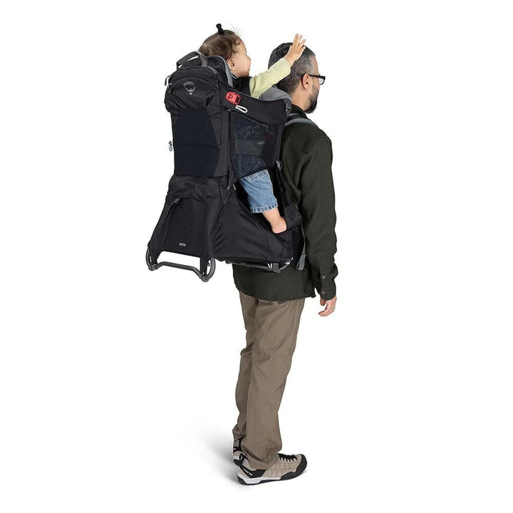 Osprey Poco Child Carrier with Rain Cover — detail | Osprey NZ
