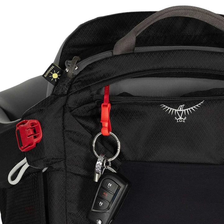 Osprey Poco Child Carrier with Rain Cover — detail | Osprey NZ