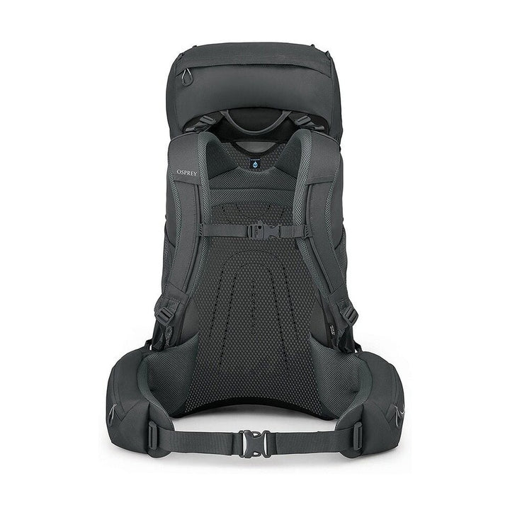 Osprey Rook 65 backpack in Dark Charcoal/Silver Lining – view 4