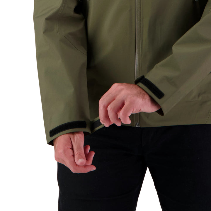 Peak XV Mens Holdsworth Jacket V2 in Army Green, product photograph 7