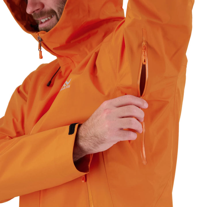 Peak XV Mens Holdsworth Jacket V2 in Blaze Orange, product photograph 7