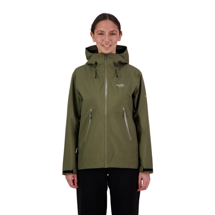 Peak XV Womens Holdsworth Jacket V2 in Army Green, product photograph 1