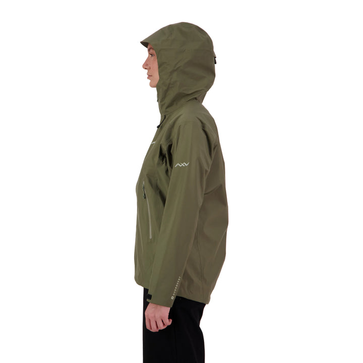Peak XV Womens Holdsworth Jacket V2 in Army Green, product photograph 5