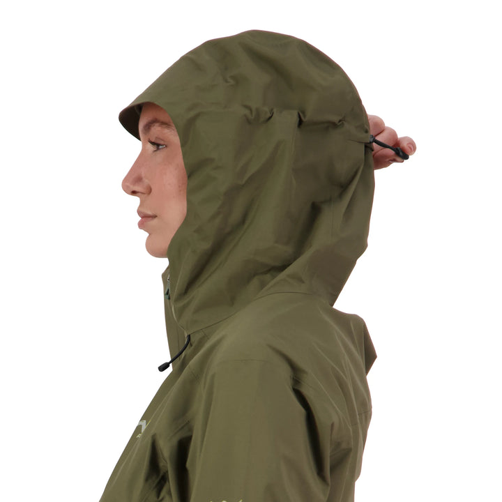 Peak XV Womens Holdsworth Jacket V2 in Army Green, product photograph 7