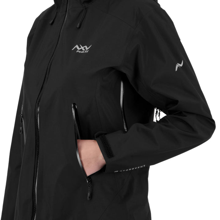 Peak XV Womens Holdsworth Jacket V2 in Black, product photograph 10