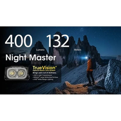 Nitecore NU25 MCT 400 lumens