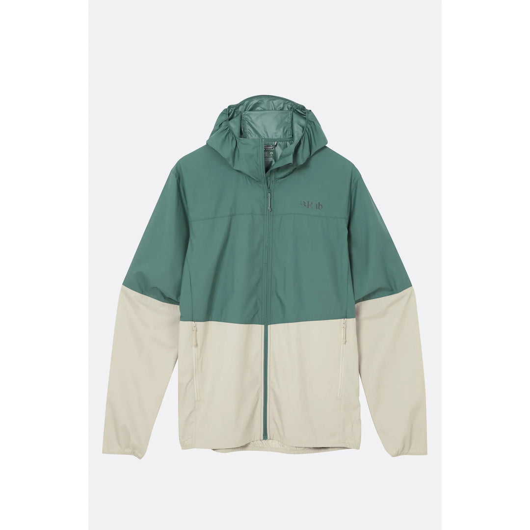 Rab Men's Windgather Hooded Jacket — detail | Rab NZ