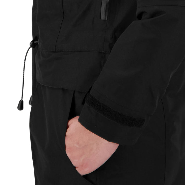 Womens Peak XV Hard Rain Jacket in Black, product photograph 8