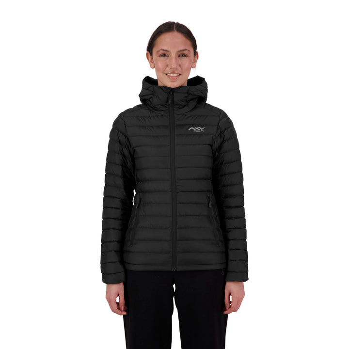 Womens Peak XV Zephyr Down Jacket in Jet Black, product photograph 1