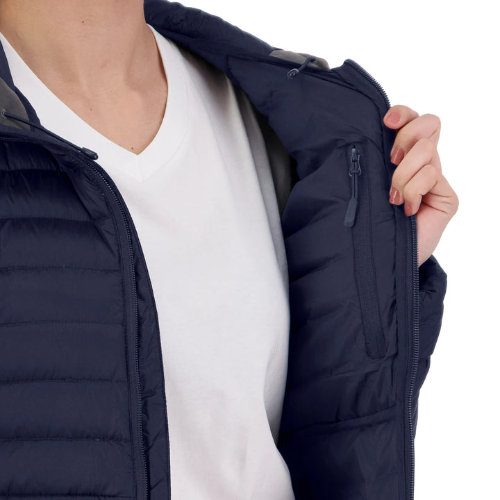 Womens Peak XV Zephyr Down Jacket in Midnight, product photograph 9