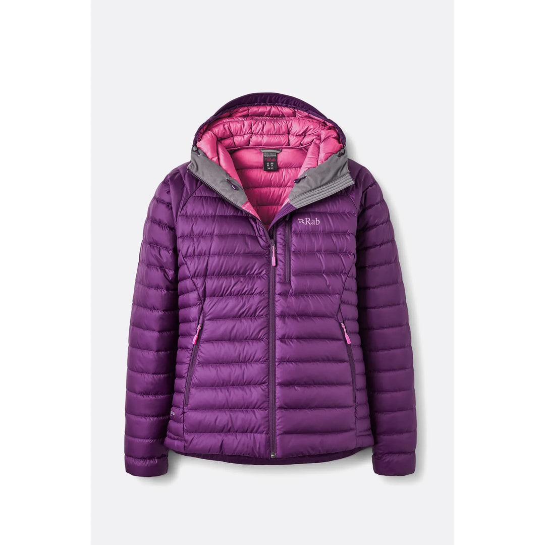 Womens Rab Microlight Alpine Jacket — detail | Rab NZ