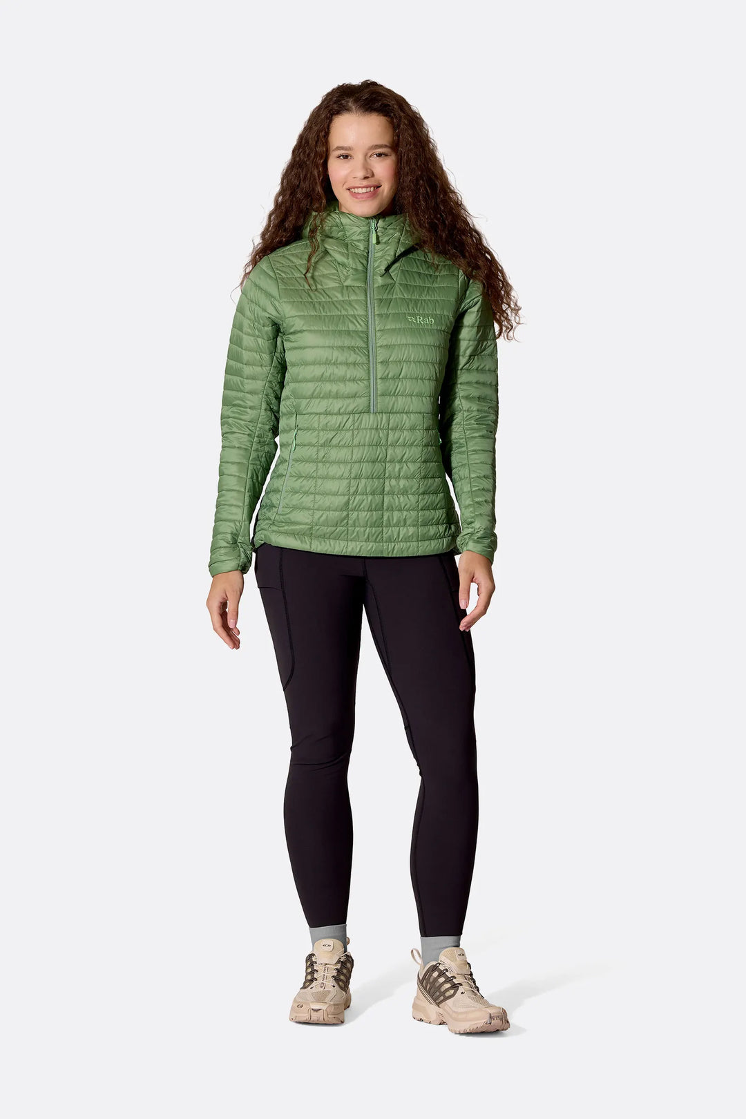 Womens Rab Microlighter Pullover Down Jacket