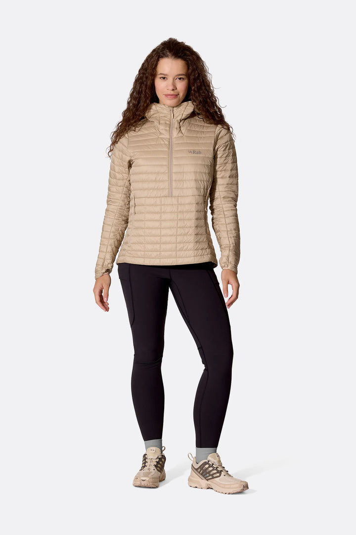 Womens Rab Microlighter Pullover Down Jacket