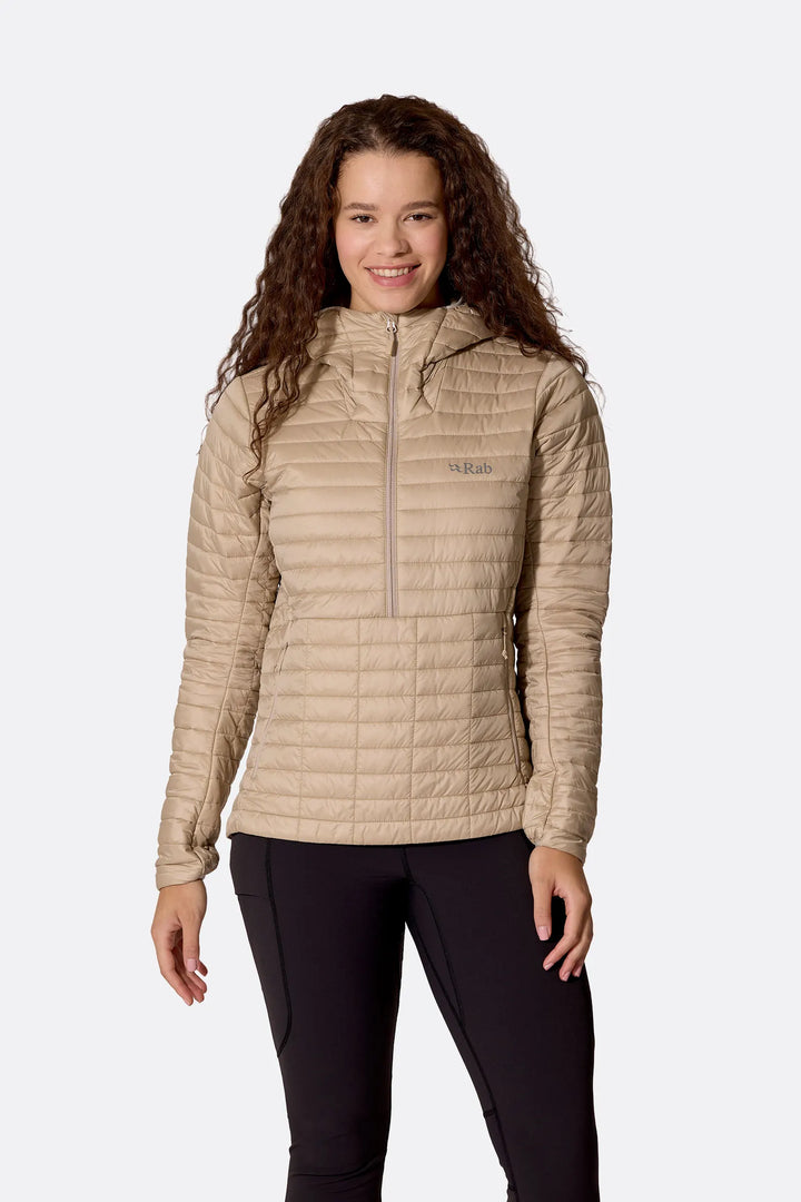 Womens Rab Microlighter Pullover Down Jacket