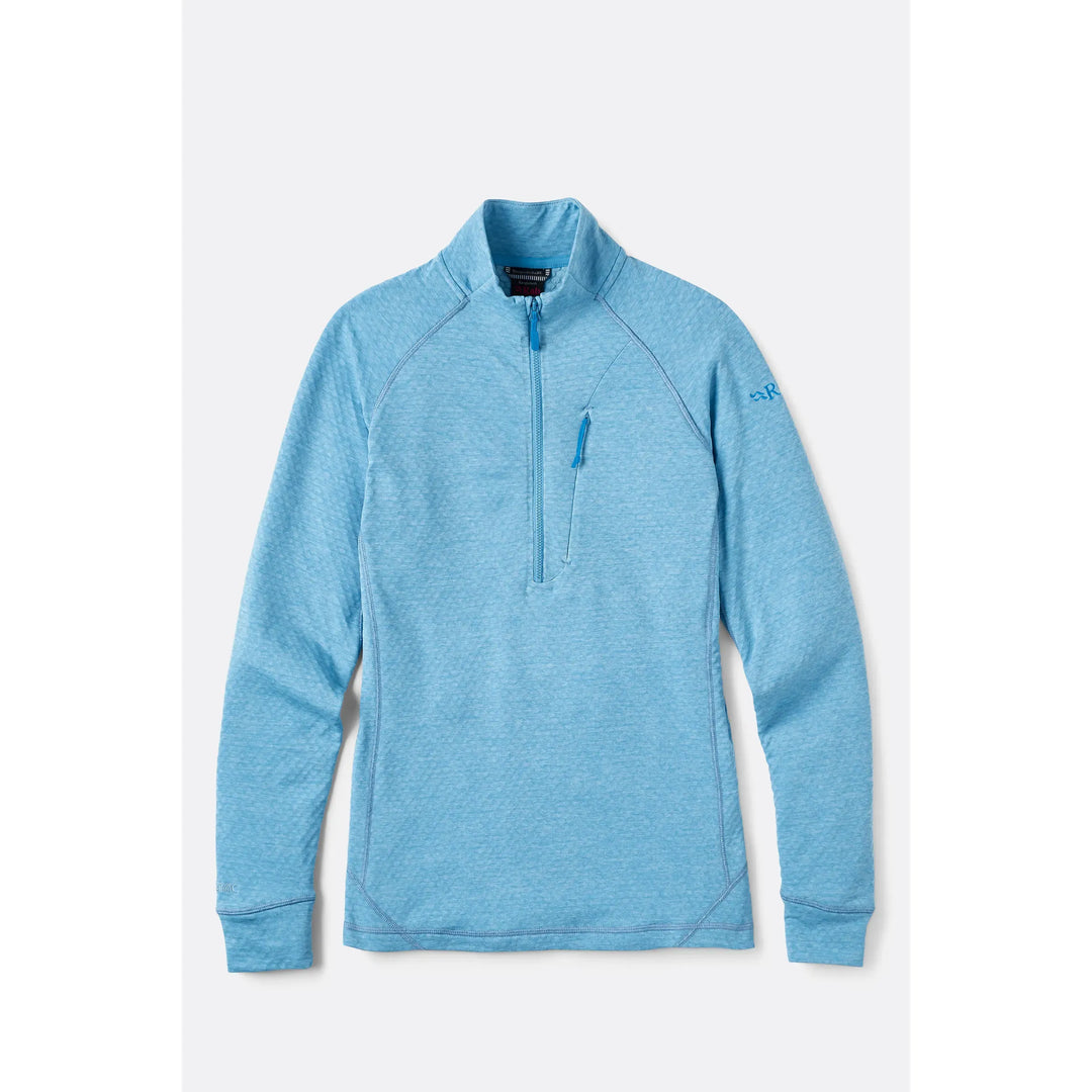 Womens Rab Nexus Pull On Fleece — detail | Rab NZ