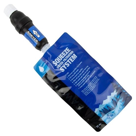 Sawyer - PointOne Squeeze Filter with 3 pouches