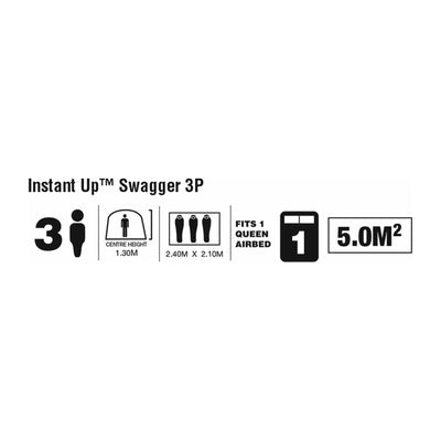 Coleman Instant Up Swagger 3 Person Tent