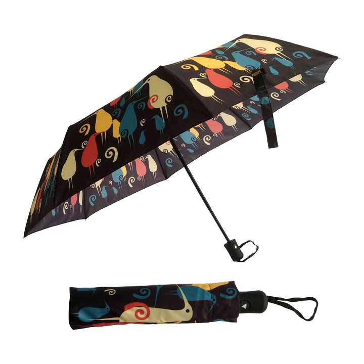 Retractable Umbrella - Wild Kiwi