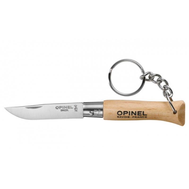 Opinel Knife Stainless Steel #4 with Keyring