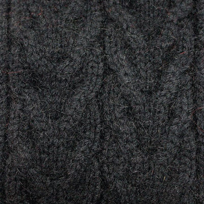 Possum Merino Cable Beanie with Pompom - Lothlorian Knitwear