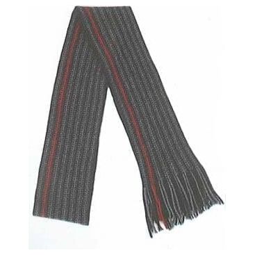 Possum Merino Urban Striped Scarf - Lothlorian Knitwear