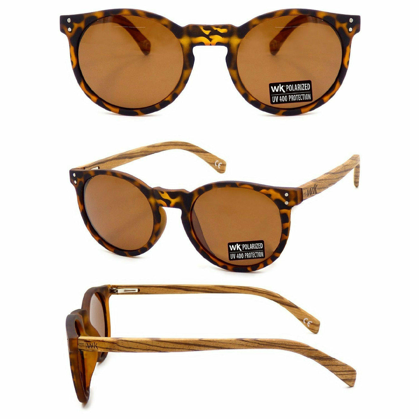 Wood Sunglasses Polarised for Men and Women - Tortoise Shell