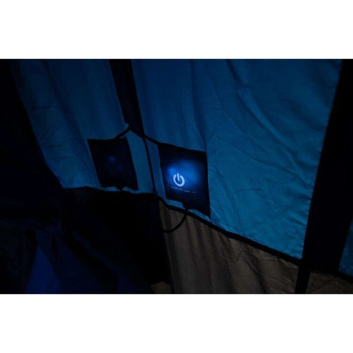 Coleman Instant Up Silver 8 Person Dark Room Tent With Lighting