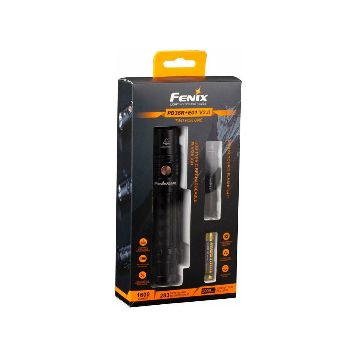 Fenix PD36R 1600 Lumen Rechargeable Torch