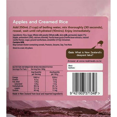 Real Meals DESSERT | Apples & Creamed Rice