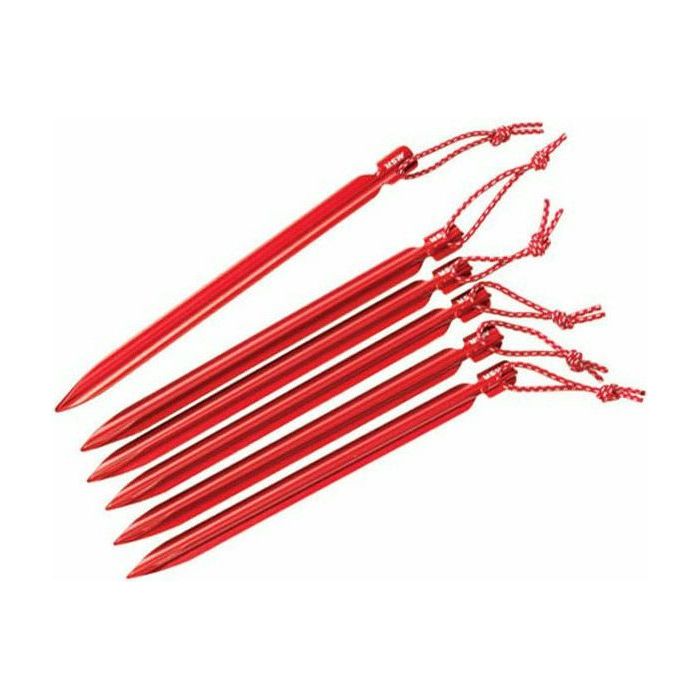 モス　Ground Hog Ⅱ Stake Kit サイズ:19cm 8本入 MSR Mini Groundhog Stake Kit V2 (6 Stakes) NZ | Dwights – Dwights
