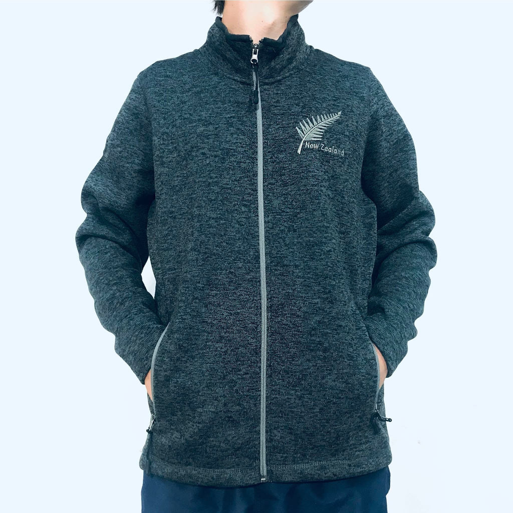 Wild Kiwi Mens Knit Fleece Jacket | Fleece Tops NZ | Dwights
