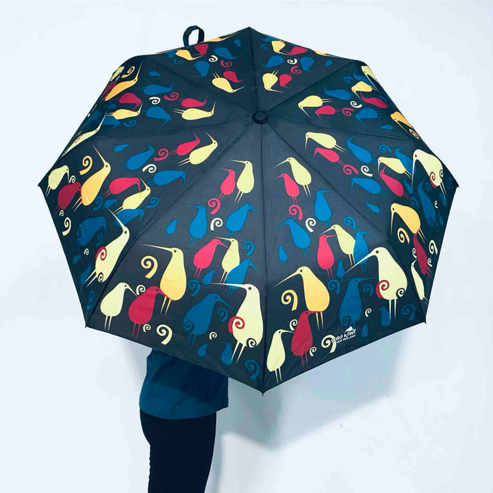 Retractable Umbrella - Wild Kiwi