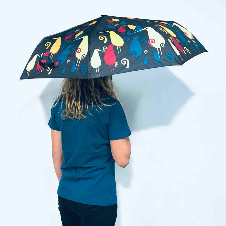 Retractable Umbrella - Wild Kiwi