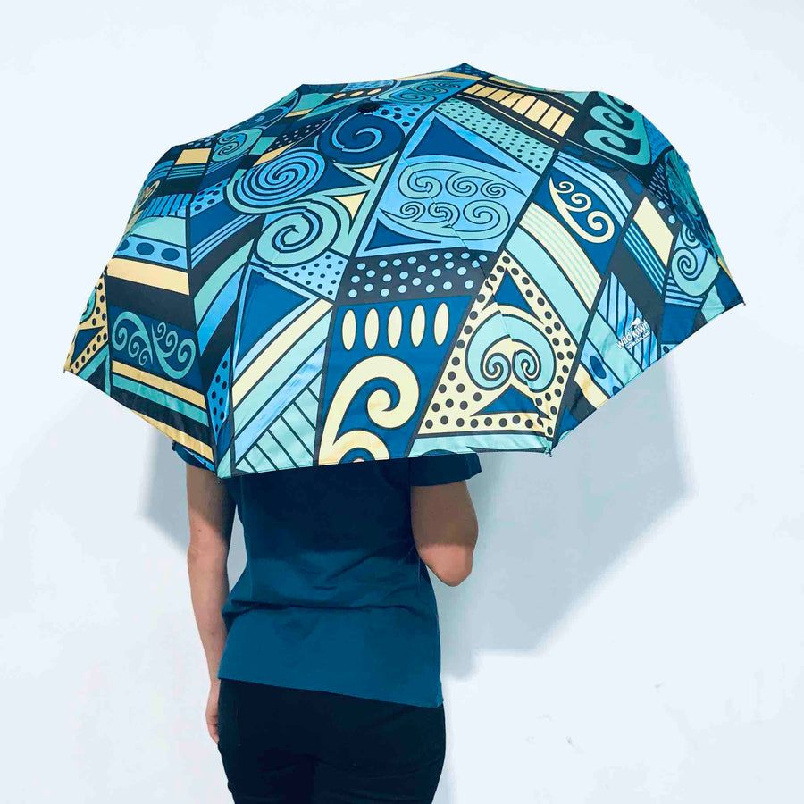 Retractable Umbrella - Wild Kiwi