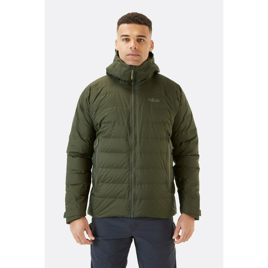Mens Rab Valiance Waterproof Down Jacket Dwights Outdoors
